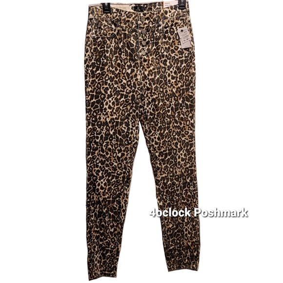 Volcom Super Stoned Skinny Leopard/Cheetah Print - Picture 4 of 5